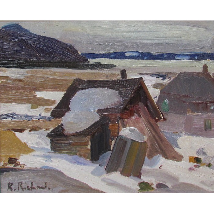 RENÉ RICHARD, RCA 1895-1982 - Spring on the Saint Lawrence          SOLD