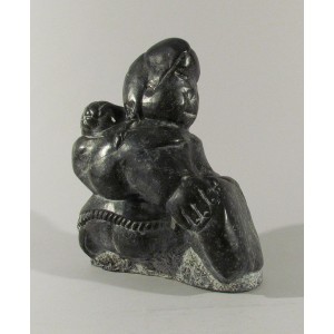 JOHNNY INUKPUK, RCA  1911-2007     - Mother Stretching a Skin, 1979  (V15673)