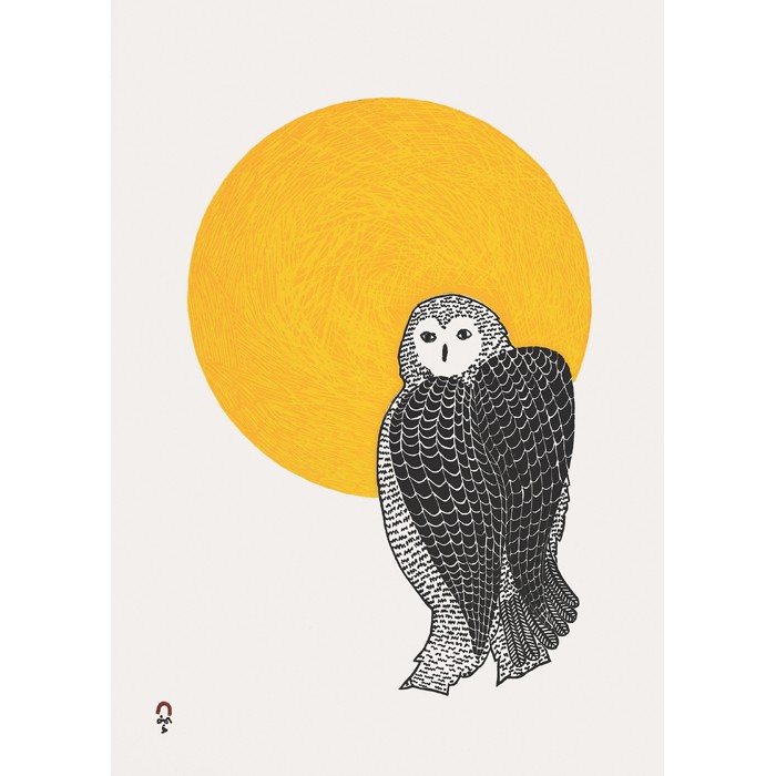 02- PEE ASHEVAK  1965-     Sunlit Owl