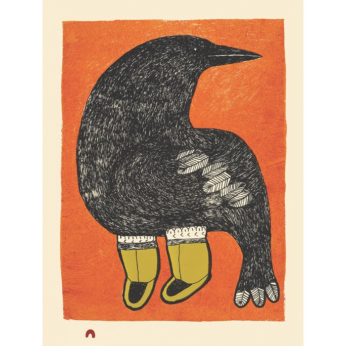 12 - NINGIUKULU TEEVEE  1963-     Painted Raven