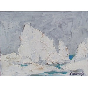 BRUNO CÔTÉ 1940-2010         - Newfoundland Icebergs   SOLD