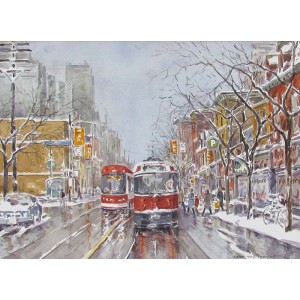 ARTO YUZBASIYAN 1948 - Queen Street West, Toronto